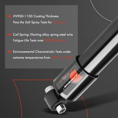 A-Premium cab shock absorber with dust shield reduces dirt intrusion during use