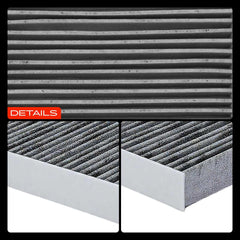A-Premium cabin filter in airflow view suggests improved HVAC performance