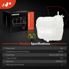 A-Premium coolant recovery tank cap close-up prevents leaks and simplifies refills.