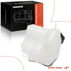 A-Premium coolant recovery tank in engine bay fits Cruze and Cascada.