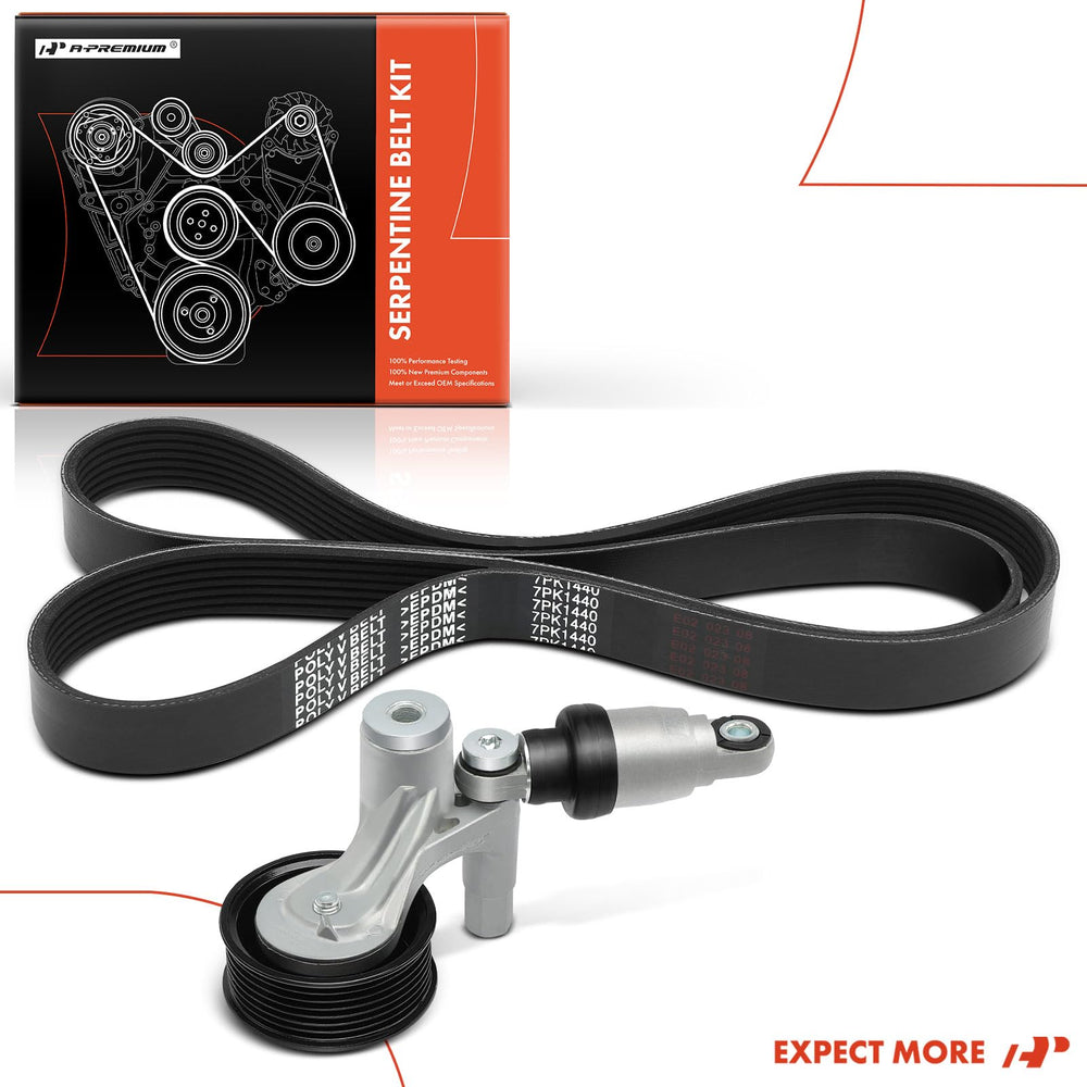 A-Premium CR-V fitment 2017-2019 image demonstrates easy belt drive replacement on 2.4L.