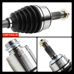 A-Premium CV axle front-right installation-ready packaging and components.