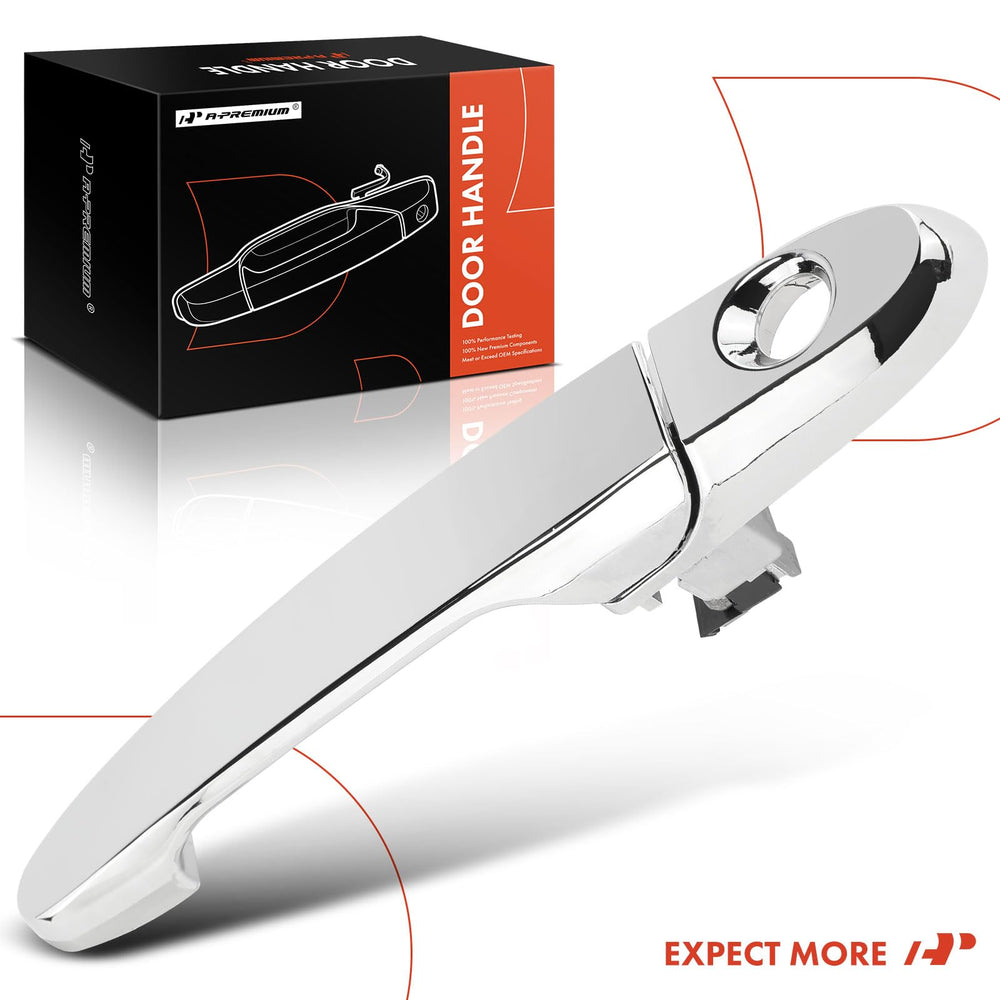 A-Premium chrome door handle surface finish, paintable and durable