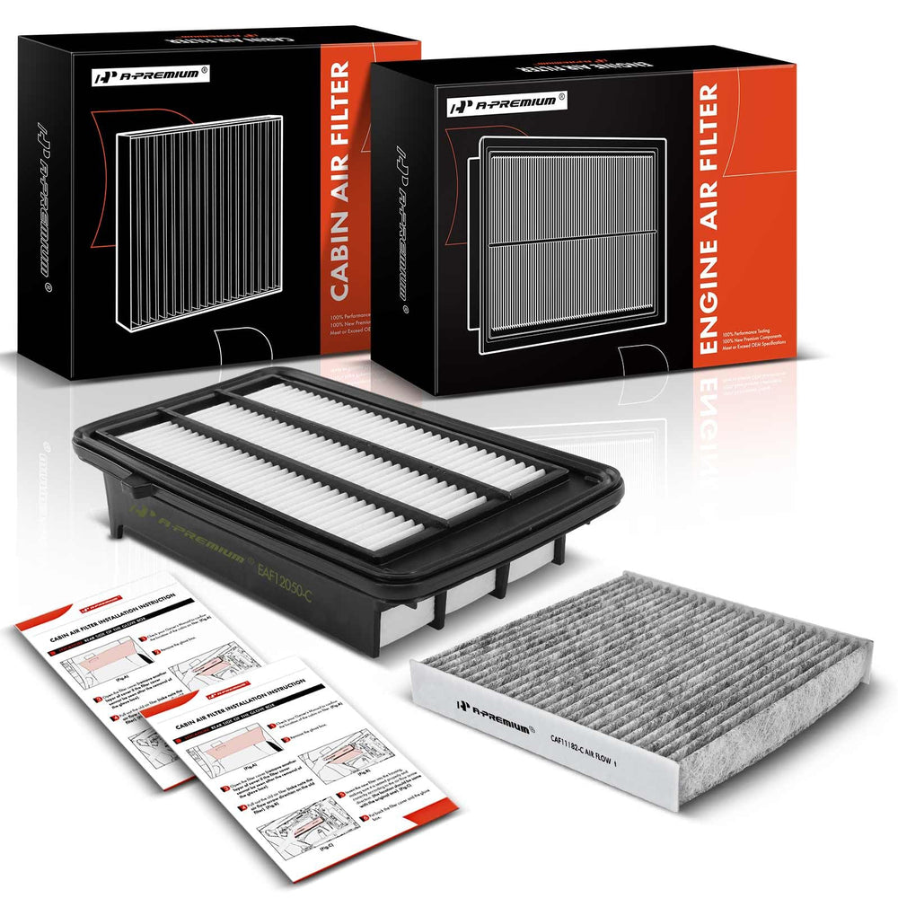 A-Premium engine air filter front view for 1.5L Honda engines, precise fit.