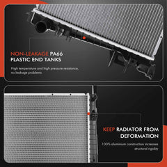 Core height 24-1/8 inches on the A-Premium radiator.