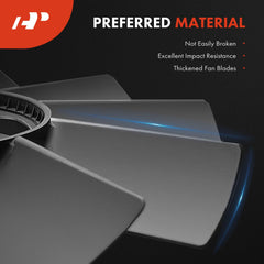 A-Premium engine fan blade compatible with GMC Sierra and related models for reliable cooling.