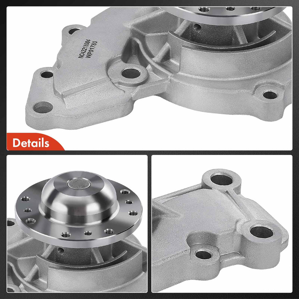 A-Premium engine water pump for Firebird with serpentine drive compatibility