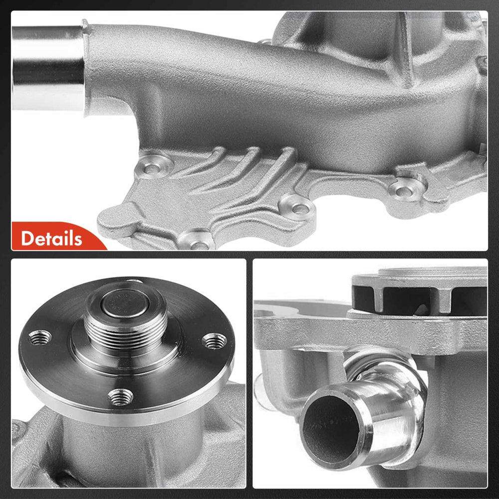A-Premium water pump kit reinforced mounting hardware for secure installation.