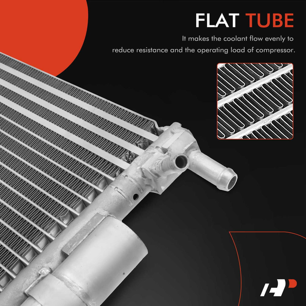 A-Premium Expedition condenser front view reflecting rugged build for heavy-use SUV cooling.