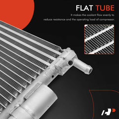 A-Premium Expedition condenser front view reflecting rugged build for heavy-use SUV cooling.