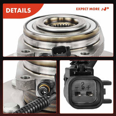 A-Premium four-hole flange aligns with 5-lug wheels