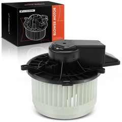 A-Premium front blower motor assembly ready for direct-fit installation in compatible SUVs.