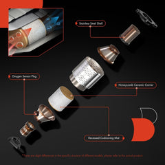 A-Premium front catalytic converter for Trax 2013-2021 fits securely for 1.4L engines.