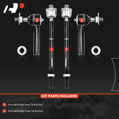 A-Premium front outer tie rod end kit supports stable handling