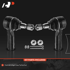 A-Premium front outer tie rod end right view improves steering precision