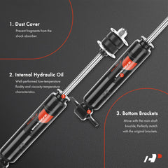 A-Premium front shocks assembly shows precise fit for Ram 1500