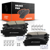 A-Premium front and rear ceramic brake pads kit for Lexus and Toyota.