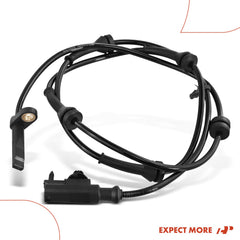 Installation guide image showing A-Premium ABS sensor fitment on a vehicle.