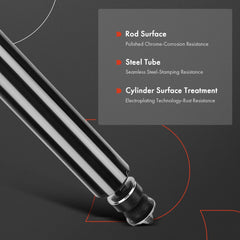 A-Premium compressed-length shock enables compact fit under Wrangler front end