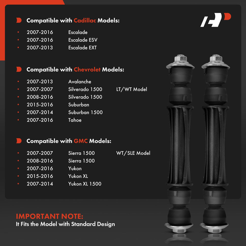A-Premium front sway bar link right side enhances vehicle control