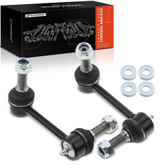 Front sway bar link under hood showing installation point