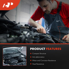 A-Premium harmonic balancer pulley in engine bay indicating precise fitment.