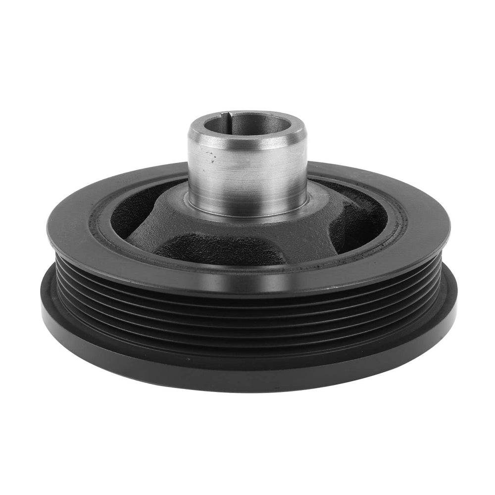 A-Premium harmonic balancer pulley product label with model references.