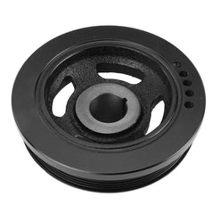 A-Premium harmonic balancer pulley warranty card highlights one-year coverage.