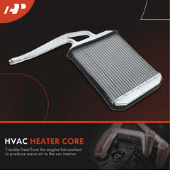 A-Premium heater core for Chevy Tahoe front view highlighting precise fit for seamless replacement