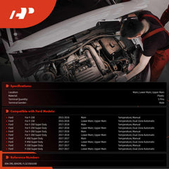 A-Premium heater blend door actuator lower main detail for precise temperature control
