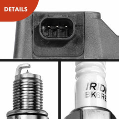 Iridium spark plugs support smoother idle and potential efficiency gains