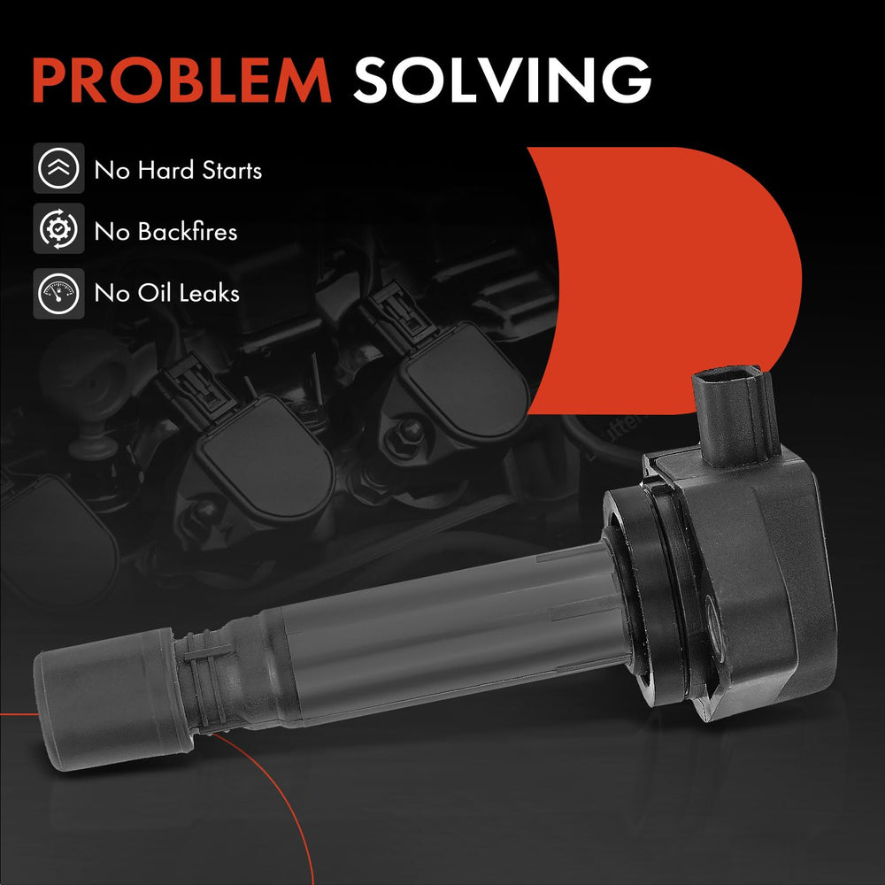 One-year unlimited mileage warranty from A-Premium on this coil set