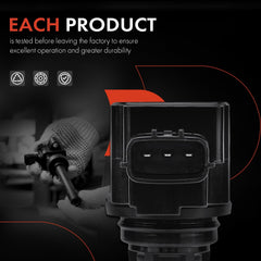 A-Premium ignition coil packaging and part numbers for quick replacement.