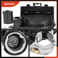 A-Premium ignition lock housing mounted showing secure engagement.