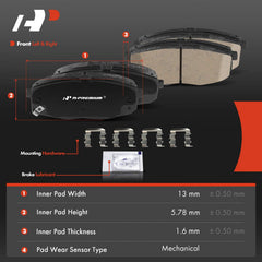 A-Premium installation hardware kit for reliable pad fit.