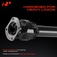 Step-by-step installation illustration featuring the A-Premium drive shaft.