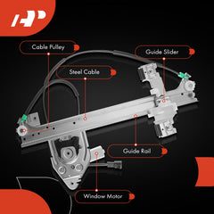 A-Premium regulator installed in Chevrolet Trailblazer door improves window control
