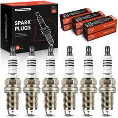 A-Premium iridium-platinum spark plug front view for reliable starts.
