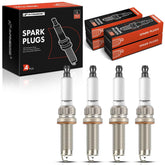 A-Premium iridium-platinum spark plugs closeup showing precision ignition tip for efficient starts