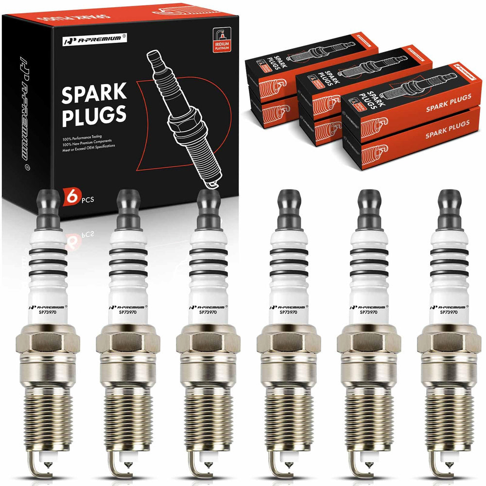 A-Premium iridium-platinum spark plugs assembly view for easy replacement