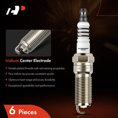 A-Premium center electrode closeup, iridium-platinum tip for precise firing.