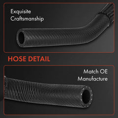 A-Premium hose built to 250 psi supports steady hydraulic flow.