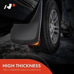 A-Premium mud flaps rear-right for Ford Explorer 2011-2019 reduce road spray