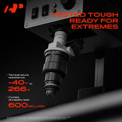 A-Premium O-ring lubrication step emphasizes proper seal before installation.