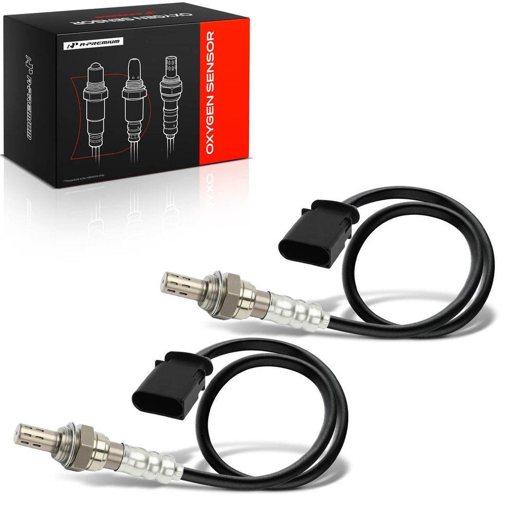 A-Premium O2 sensor for Mini Cooper upstream and downstream in a 2-piece set for direct replacement.