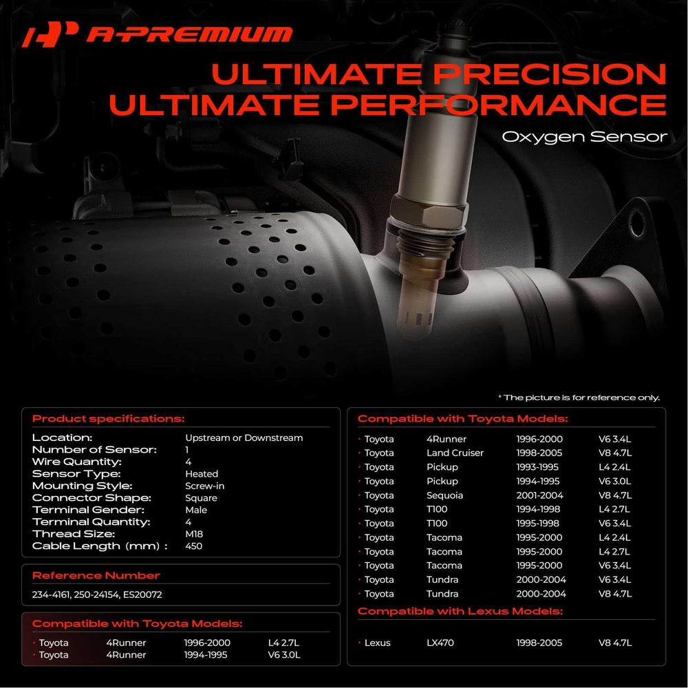 A-Premium O2 sensor for Toyota 4Runner fitment improves emissions data