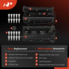 A-Premium oil filler cap included with the valve cover kit