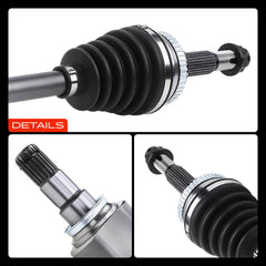 Front-left mounting supports confident steering feel and reliable wheel power delivery.