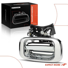 A-Premium packaged tailgate handle assembly ready to install.
