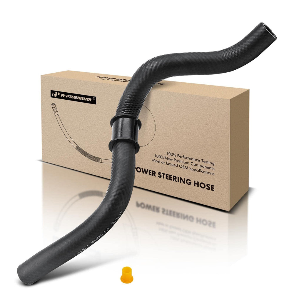 A-Premium power steering reservoir hose connected to a Honda Civic showing secure fit